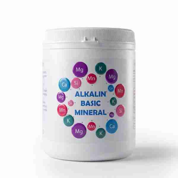 Barattolo di Alkalin Basic Mineral Larix. Integratore di citrati in polvere per il ripristino del pH tissutale.